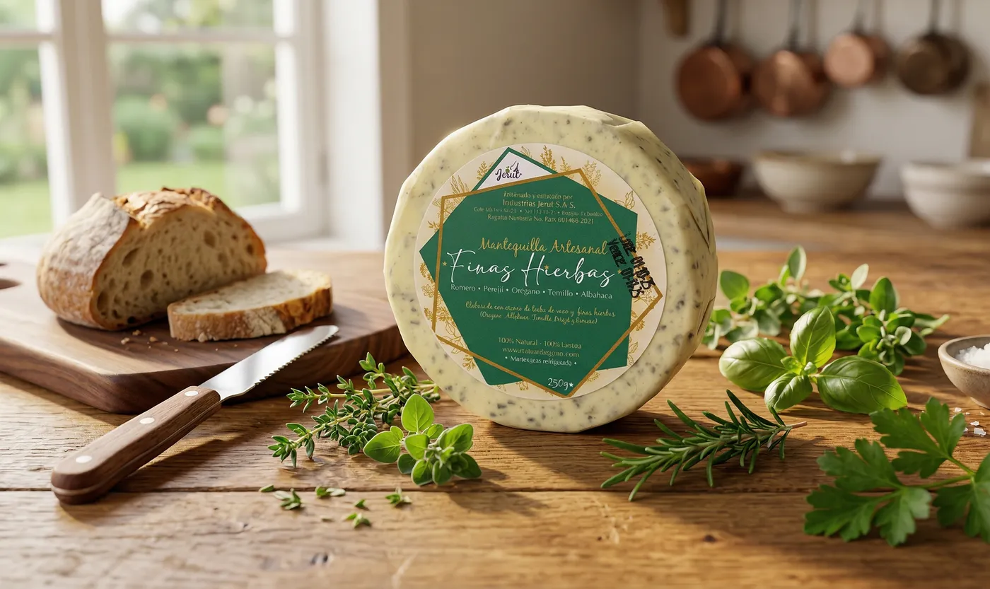 Mantequilla Artesanal Finas Hierbas